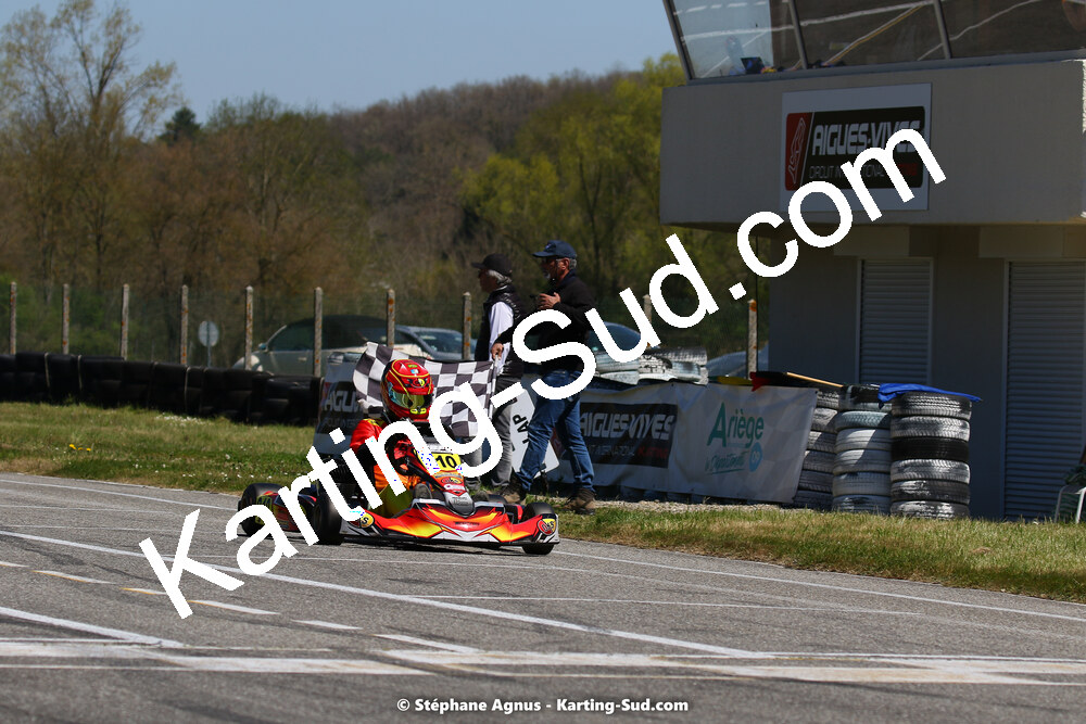 16 & 17/04/2022 : 3ème manche du Championnat du Sud 2022 au circuit d’Aigues-Vives (photos Stéphane Agnus) 2022 — karting