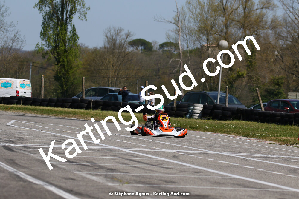 16 & 17/04/2022 : 3ème manche du Championnat du Sud 2022 au circuit d’Aigues-Vives (photos Stéphane Agnus) 2022 — karting