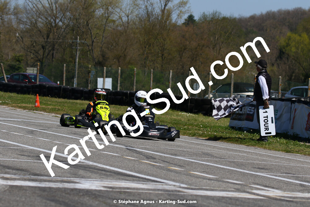 16 & 17/04/2022 : 3ème manche du Championnat du Sud 2022 au circuit d’Aigues-Vives (photos Stéphane Agnus) 2022 — karting