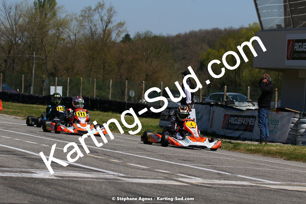 16 & 17/04/2022 : 3ème manche du Championnat du Sud 2022 au circuit d’Aigues-Vives (photos Stéphane Agnus) 2022 — karting