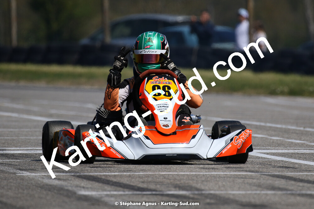 16 & 17/04/2022 : 3ème manche du Championnat du Sud 2022 au circuit d’Aigues-Vives (photos Stéphane Agnus) 2022 — karting