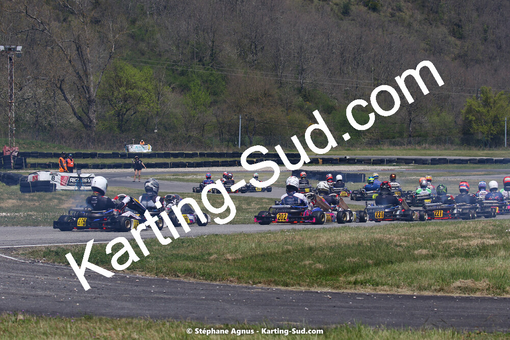 16 & 17/04/2022 : 3ème manche du Championnat du Sud 2022 au circuit d’Aigues-Vives (photos Stéphane Agnus) 2022 — karting