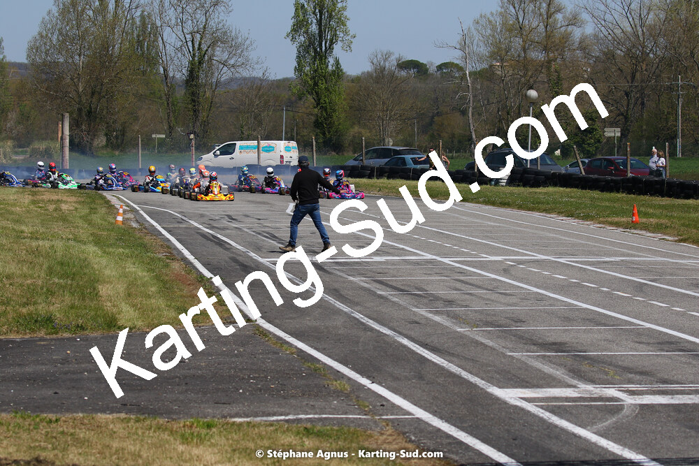 16 & 17/04/2022 : 3ème manche du Championnat du Sud 2022 au circuit d’Aigues-Vives (photos Stéphane Agnus) 2022 — karting