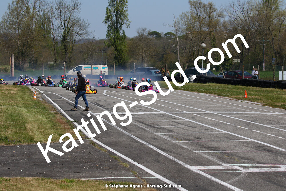 16 & 17/04/2022 : 3ème manche du Championnat du Sud 2022 au circuit d’Aigues-Vives (photos Stéphane Agnus) 2022 — karting