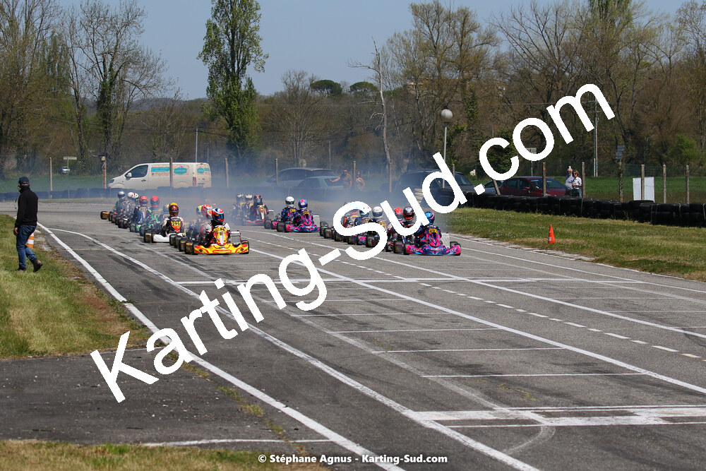 16 & 17/04/2022 : 3ème manche du Championnat du Sud 2022 au circuit d’Aigues-Vives (photos Stéphane Agnus) 2022 — karting