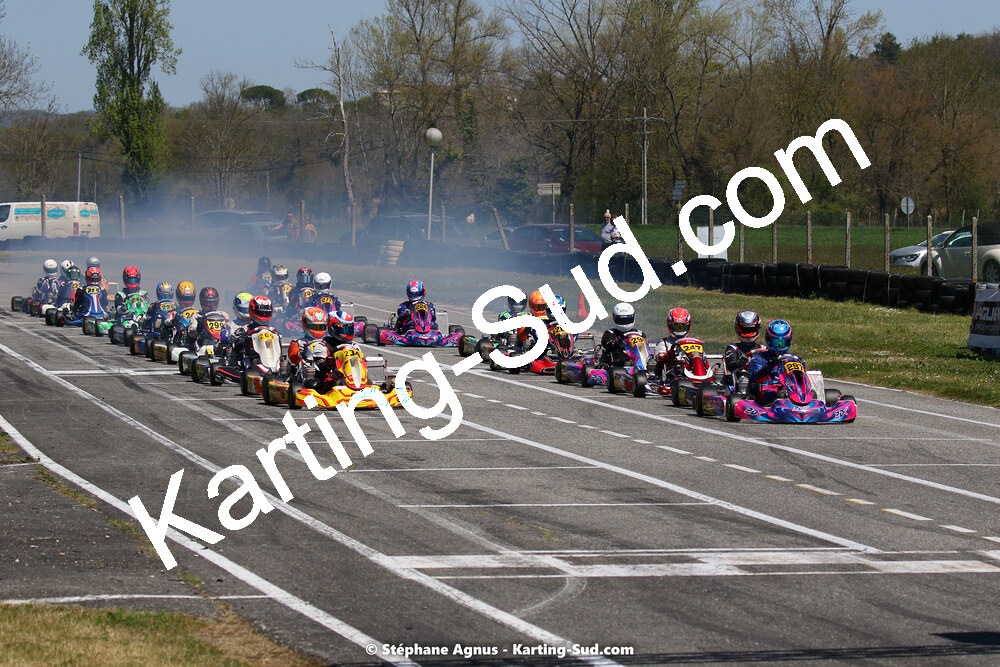 16 & 17/04/2022 : 3ème manche du Championnat du Sud 2022 au circuit d’Aigues-Vives (photos Stéphane Agnus) 2022 — karting
