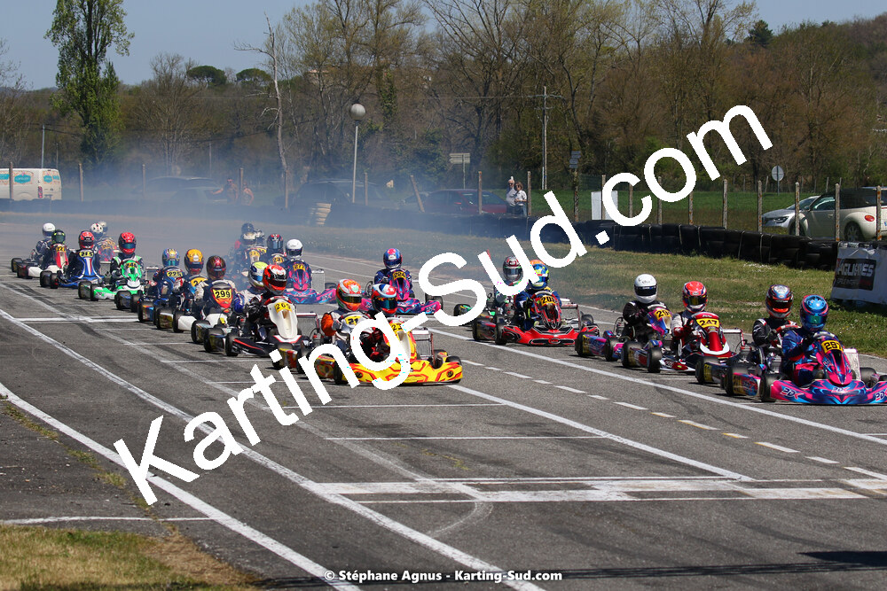 16 & 17/04/2022 : 3ème manche du Championnat du Sud 2022 au circuit d’Aigues-Vives (photos Stéphane Agnus) 2022 — karting