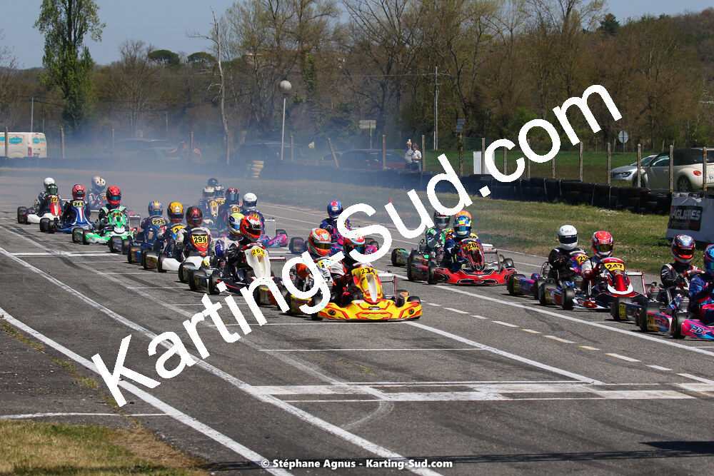 16 & 17/04/2022 : 3ème manche du Championnat du Sud 2022 au circuit d’Aigues-Vives (photos Stéphane Agnus) 2022 — karting