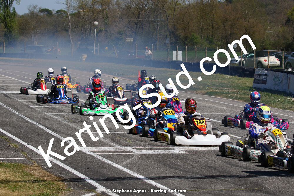 16 & 17/04/2022 : 3ème manche du Championnat du Sud 2022 au circuit d’Aigues-Vives (photos Stéphane Agnus) 2022 — karting