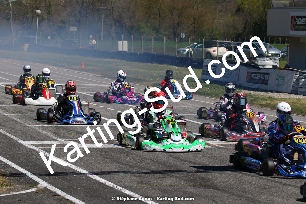 16 & 17/04/2022 : 3ème manche du Championnat du Sud 2022 au circuit d’Aigues-Vives (photos Stéphane Agnus) 2022 — karting