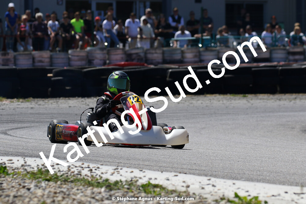 16 & 17/04/2022 : 3ème manche du Championnat du Sud 2022 au circuit d’Aigues-Vives (photos Stéphane Agnus) 2022 — karting
