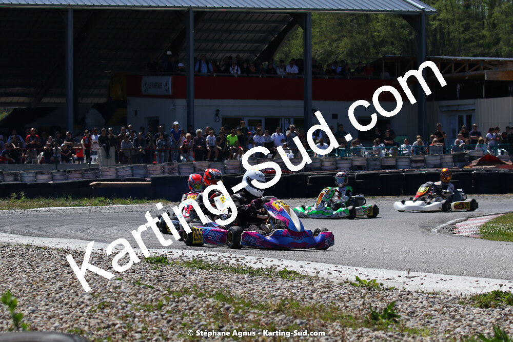 16 & 17/04/2022 : 3ème manche du Championnat du Sud 2022 au circuit d’Aigues-Vives (photos Stéphane Agnus) 2022 — karting