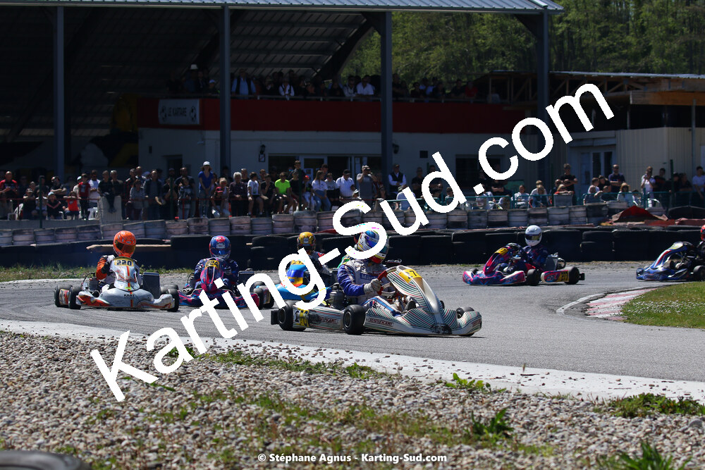16 & 17/04/2022 : 3ème manche du Championnat du Sud 2022 au circuit d’Aigues-Vives (photos Stéphane Agnus) 2022 — karting