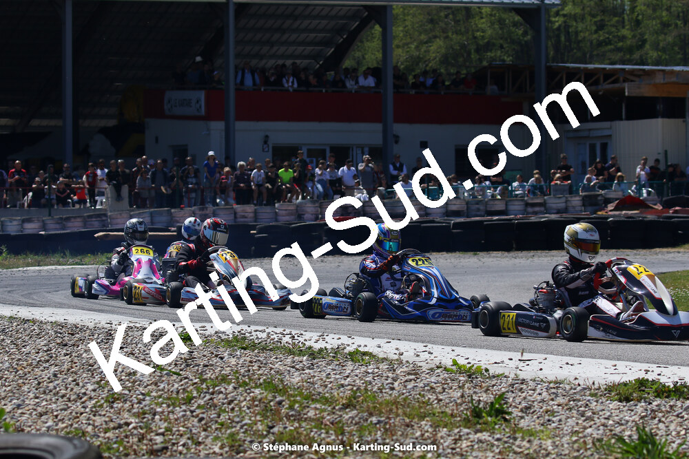16 & 17/04/2022 : 3ème manche du Championnat du Sud 2022 au circuit d’Aigues-Vives (photos Stéphane Agnus) 2022 — karting