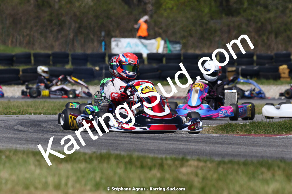 16 & 17/04/2022 : 3ème manche du Championnat du Sud 2022 au circuit d’Aigues-Vives (photos Stéphane Agnus) 2022 — karting