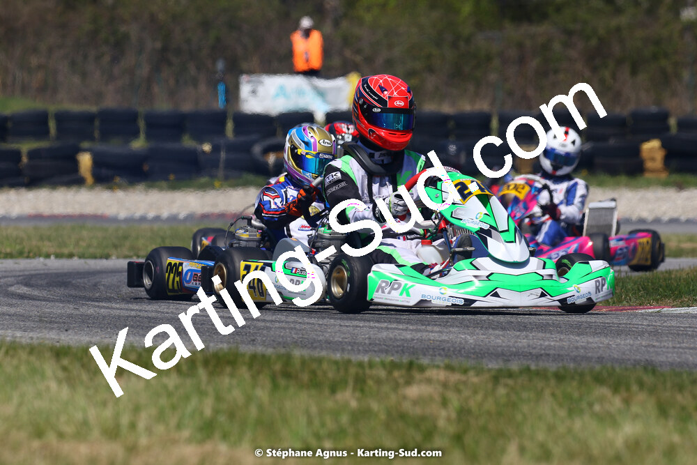 16 & 17/04/2022 : 3ème manche du Championnat du Sud 2022 au circuit d’Aigues-Vives (photos Stéphane Agnus) 2022 — karting