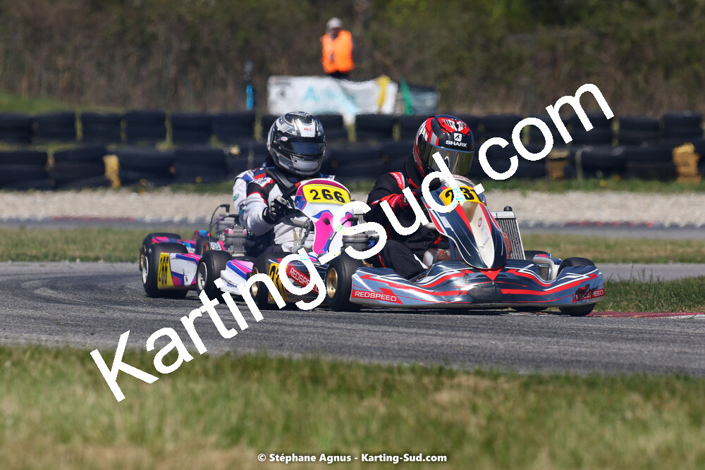 16 & 17/04/2022 : 3ème manche du Championnat du Sud 2022 au circuit d’Aigues-Vives (photos Stéphane Agnus) 2022 — karting