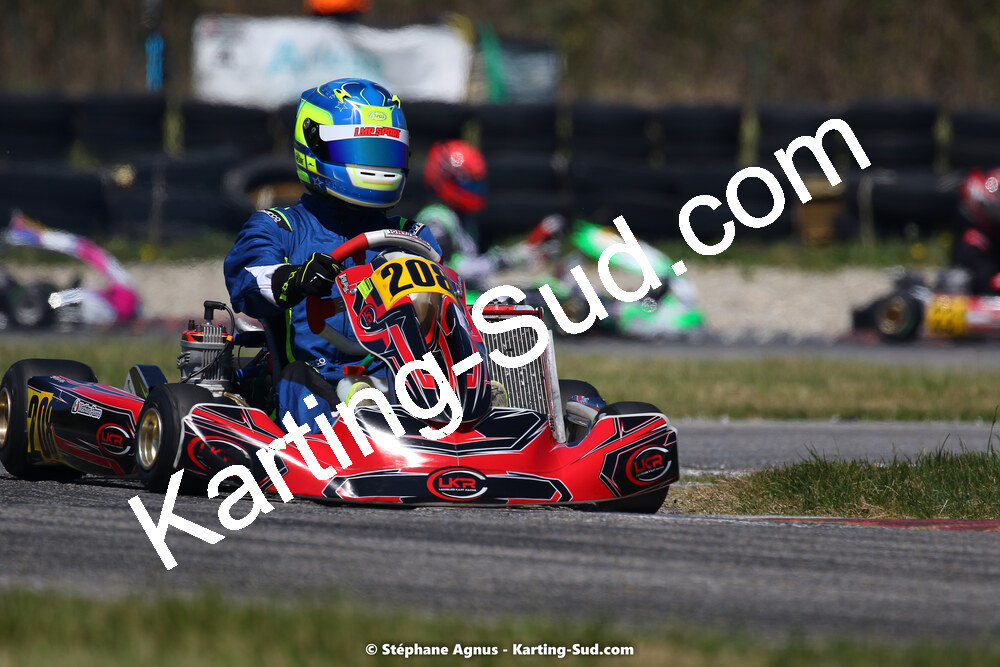 16 & 17/04/2022 : 3ème manche du Championnat du Sud 2022 au circuit d’Aigues-Vives (photos Stéphane Agnus) 2022 — karting