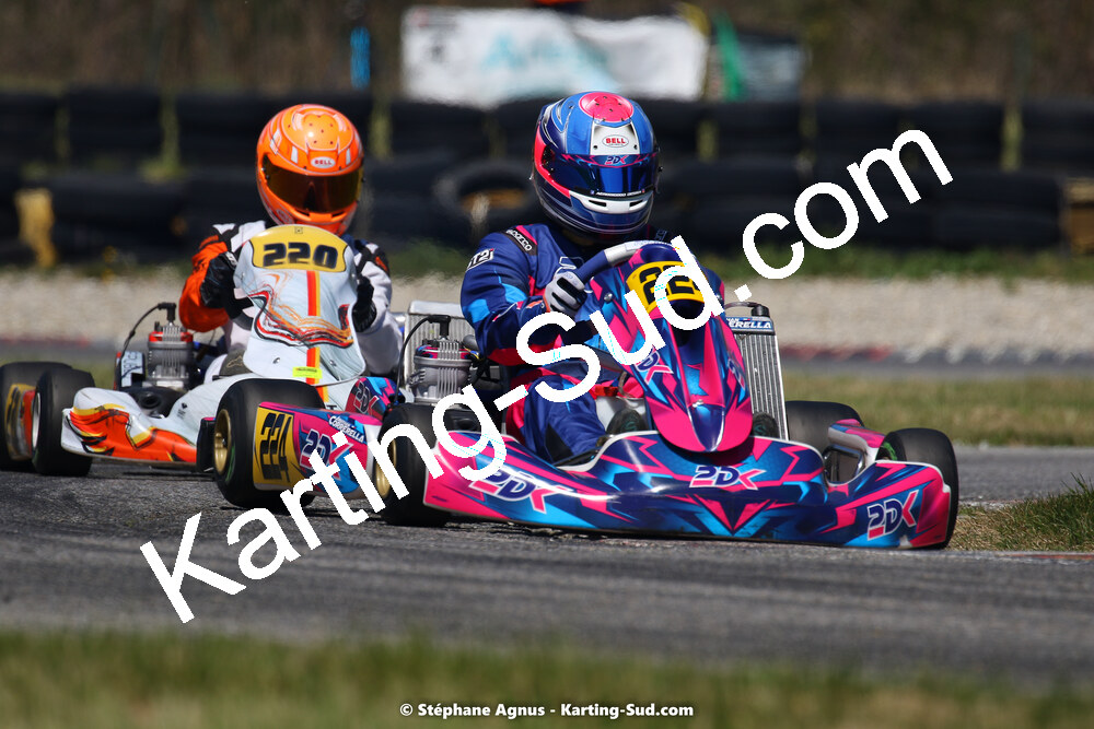 16 & 17/04/2022 : 3ème manche du Championnat du Sud 2022 au circuit d’Aigues-Vives (photos Stéphane Agnus) 2022 — karting