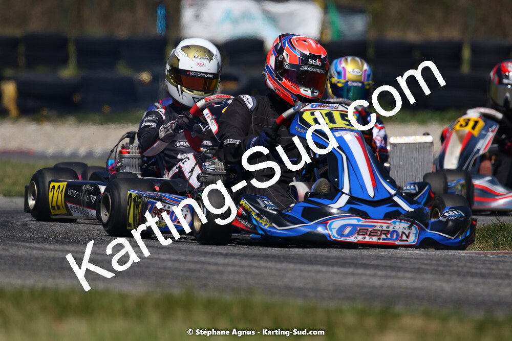 16 & 17/04/2022 : 3ème manche du Championnat du Sud 2022 au circuit d’Aigues-Vives (photos Stéphane Agnus) 2022 — karting