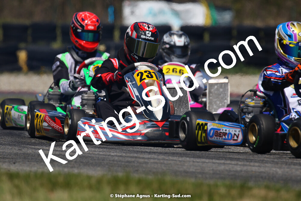 16 & 17/04/2022 : 3ème manche du Championnat du Sud 2022 au circuit d’Aigues-Vives (photos Stéphane Agnus) 2022 — karting