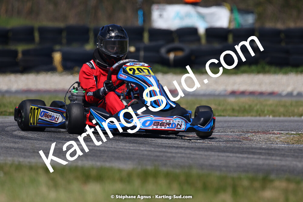 16 & 17/04/2022 : 3ème manche du Championnat du Sud 2022 au circuit d’Aigues-Vives (photos Stéphane Agnus) 2022 — karting