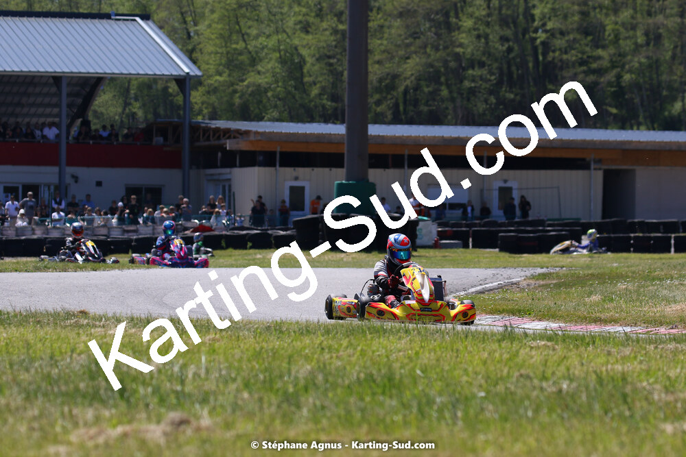 16 & 17/04/2022 : 3ème manche du Championnat du Sud 2022 au circuit d’Aigues-Vives (photos Stéphane Agnus) 2022 — karting