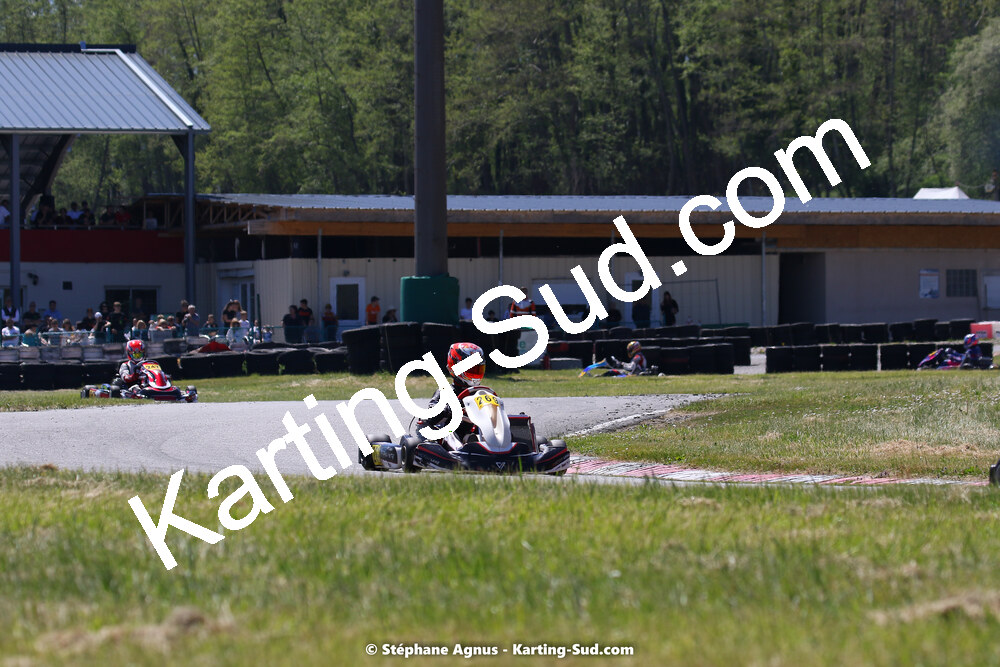 16 & 17/04/2022 : 3ème manche du Championnat du Sud 2022 au circuit d’Aigues-Vives (photos Stéphane Agnus) 2022 — karting