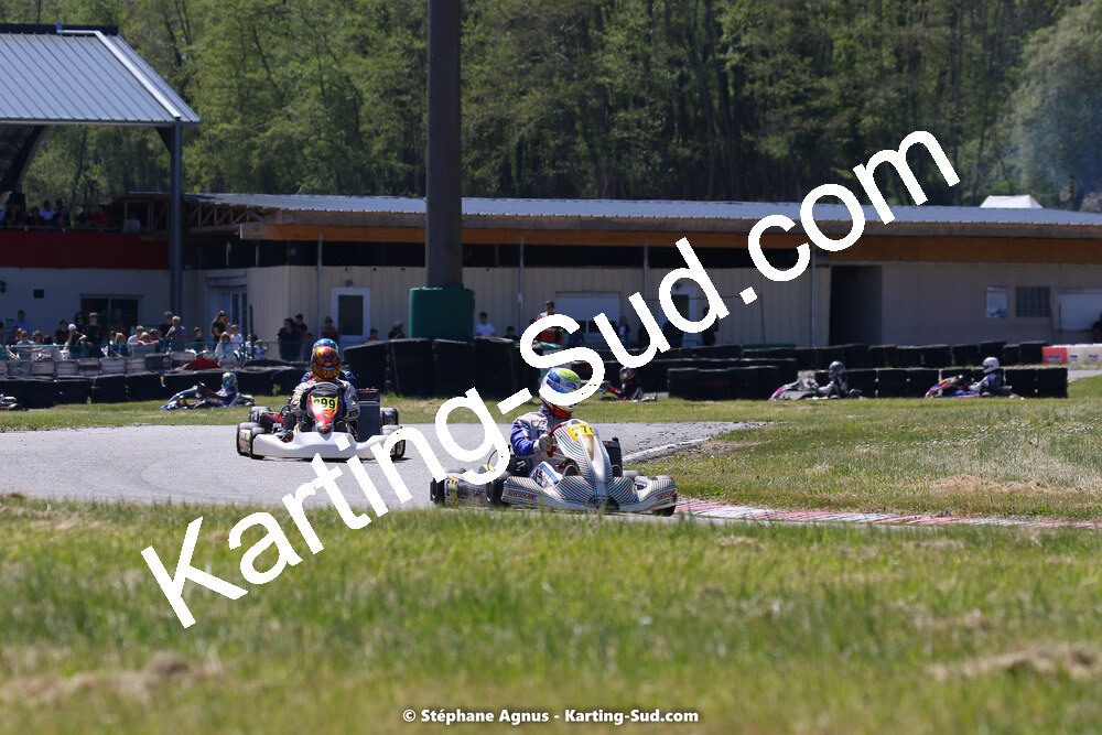 16 & 17/04/2022 : 3ème manche du Championnat du Sud 2022 au circuit d’Aigues-Vives (photos Stéphane Agnus) 2022 — karting