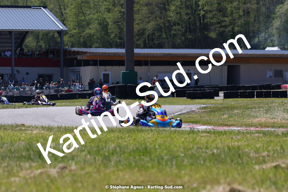 16 & 17/04/2022 : 3ème manche du Championnat du Sud 2022 au circuit d’Aigues-Vives (photos Stéphane Agnus) 2022 — karting