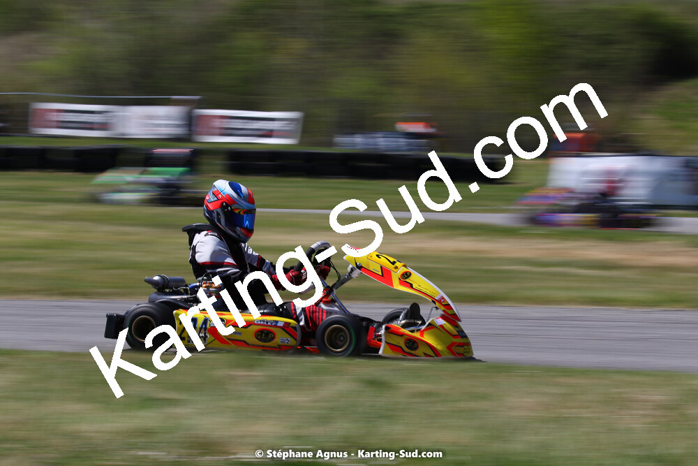 16 & 17/04/2022 : 3ème manche du Championnat du Sud 2022 au circuit d’Aigues-Vives (photos Stéphane Agnus) 2022 — karting