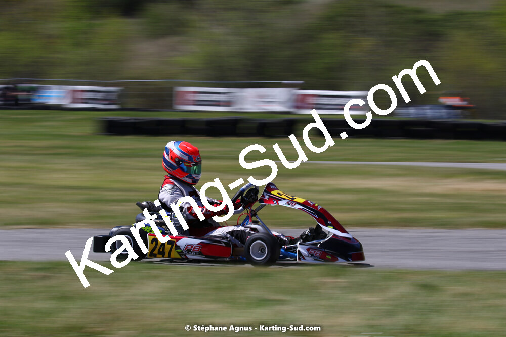 16 & 17/04/2022 : 3ème manche du Championnat du Sud 2022 au circuit d’Aigues-Vives (photos Stéphane Agnus) 2022 — karting