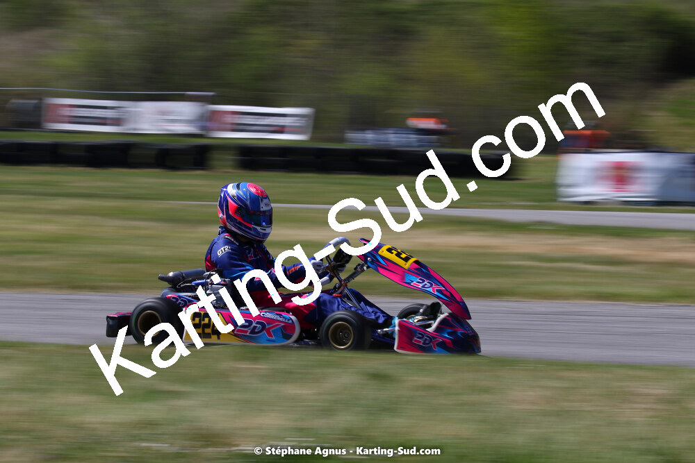 16 & 17/04/2022 : 3ème manche du Championnat du Sud 2022 au circuit d’Aigues-Vives (photos Stéphane Agnus) 2022 — karting