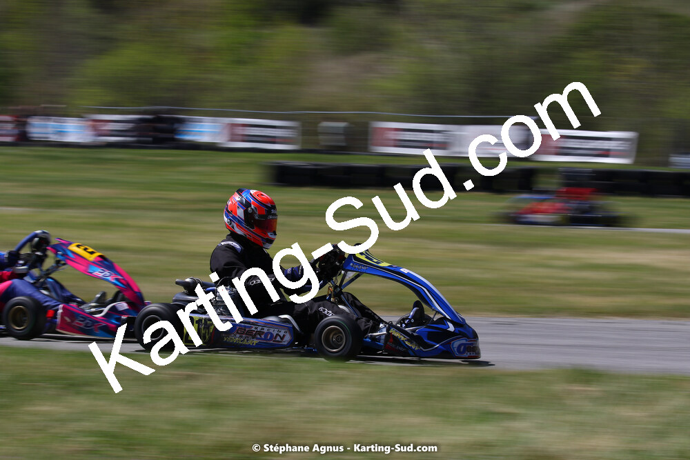 16 & 17/04/2022 : 3ème manche du Championnat du Sud 2022 au circuit d’Aigues-Vives (photos Stéphane Agnus) 2022 — karting