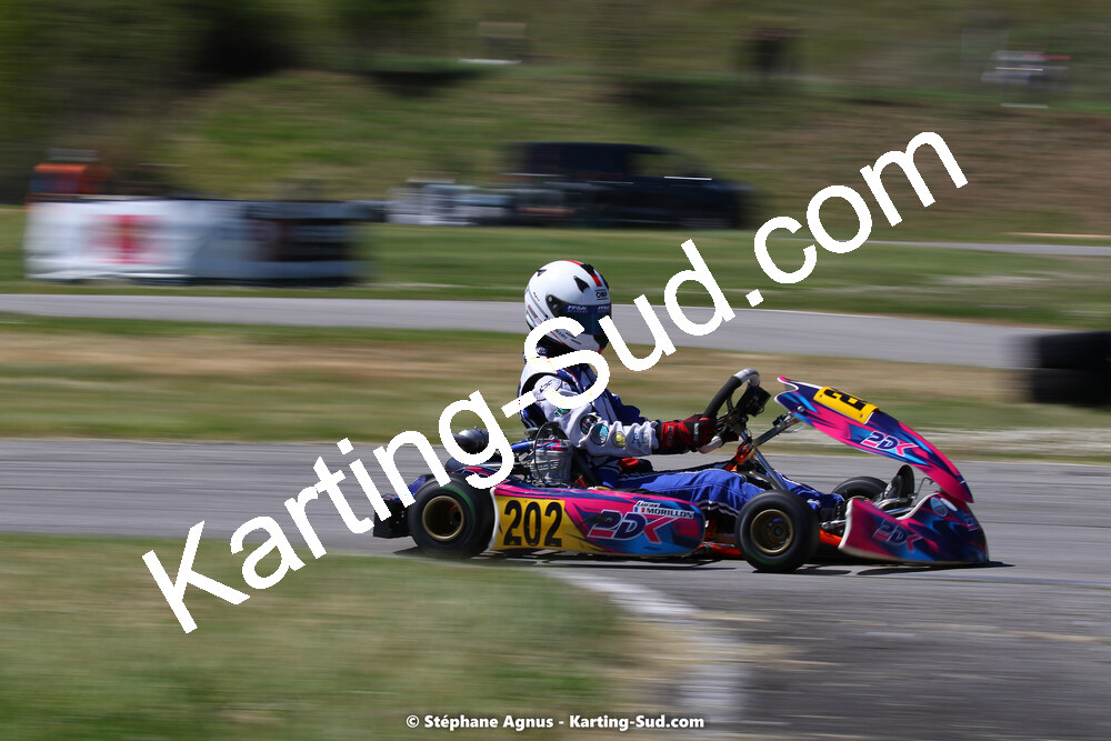 16 & 17/04/2022 : 3ème manche du Championnat du Sud 2022 au circuit d’Aigues-Vives (photos Stéphane Agnus) 2022 — karting