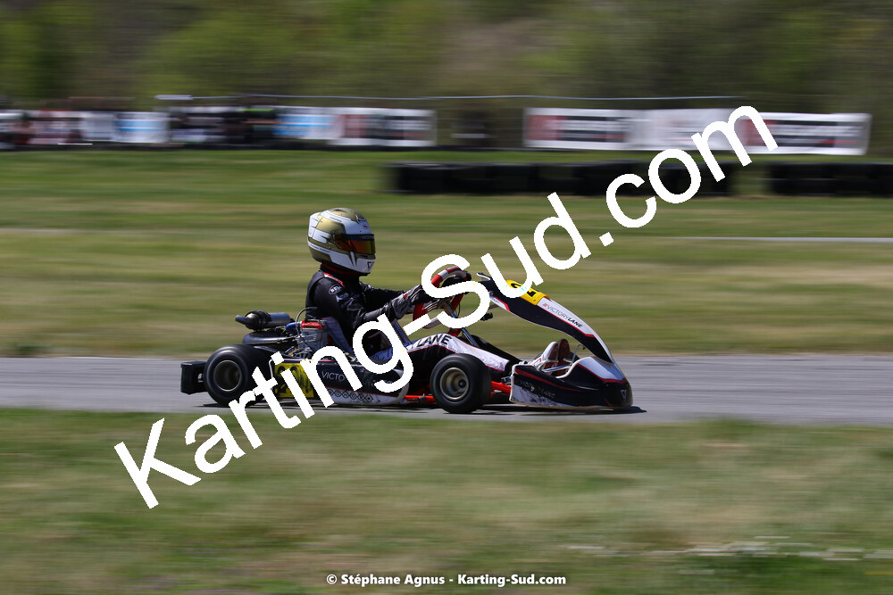 16 & 17/04/2022 : 3ème manche du Championnat du Sud 2022 au circuit d’Aigues-Vives (photos Stéphane Agnus) 2022 — karting