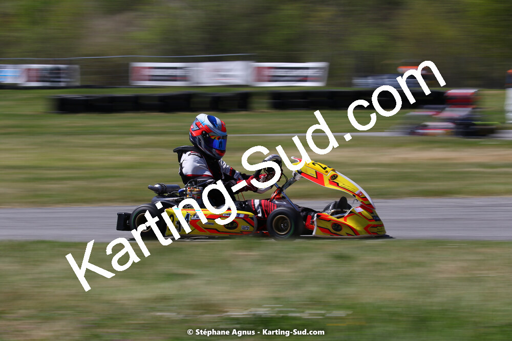 16 & 17/04/2022 : 3ème manche du Championnat du Sud 2022 au circuit d’Aigues-Vives (photos Stéphane Agnus) 2022 — karting