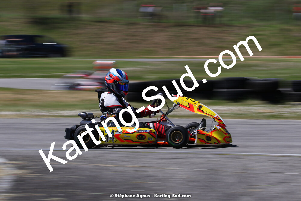 16 & 17/04/2022 : 3ème manche du Championnat du Sud 2022 au circuit d’Aigues-Vives (photos Stéphane Agnus) 2022 — karting