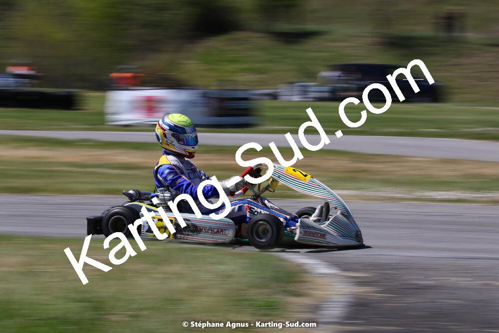 16 & 17/04/2022 : 3ème manche du Championnat du Sud 2022 au circuit d’Aigues-Vives (photos Stéphane Agnus) 2022 — karting
