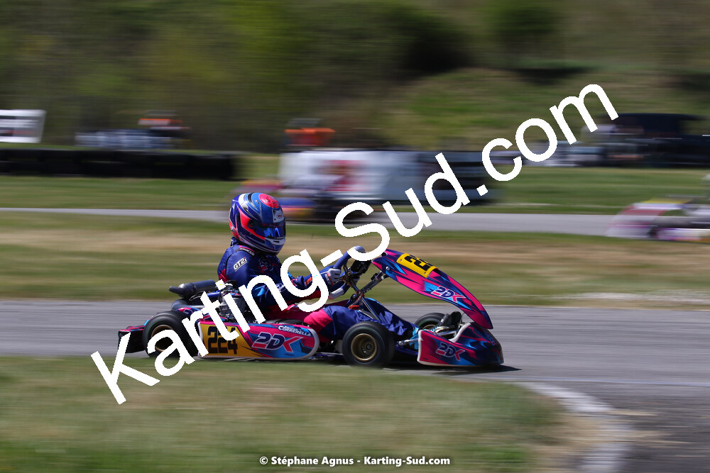 16 & 17/04/2022 : 3ème manche du Championnat du Sud 2022 au circuit d’Aigues-Vives (photos Stéphane Agnus) 2022 — karting