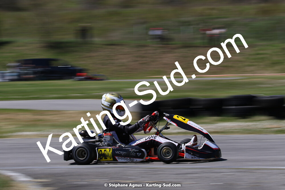 16 & 17/04/2022 : 3ème manche du Championnat du Sud 2022 au circuit d’Aigues-Vives (photos Stéphane Agnus) 2022 — karting