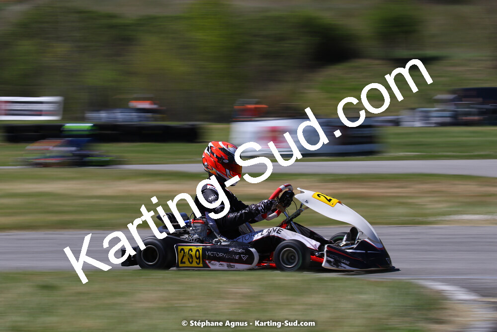 16 & 17/04/2022 : 3ème manche du Championnat du Sud 2022 au circuit d’Aigues-Vives (photos Stéphane Agnus) 2022 — karting