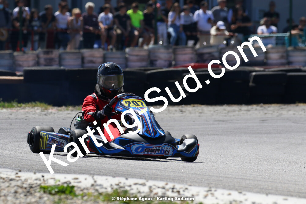 16 & 17/04/2022 : 3ème manche du Championnat du Sud 2022 au circuit d’Aigues-Vives (photos Stéphane Agnus) 2022 — karting