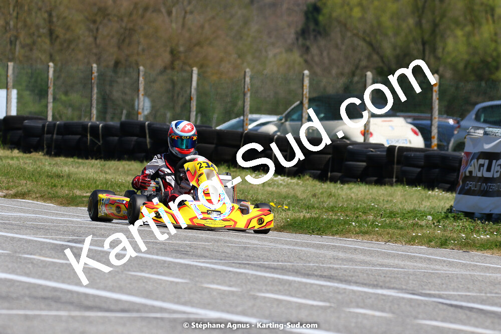 16 & 17/04/2022 : 3ème manche du Championnat du Sud 2022 au circuit d’Aigues-Vives (photos Stéphane Agnus) 2022 — karting