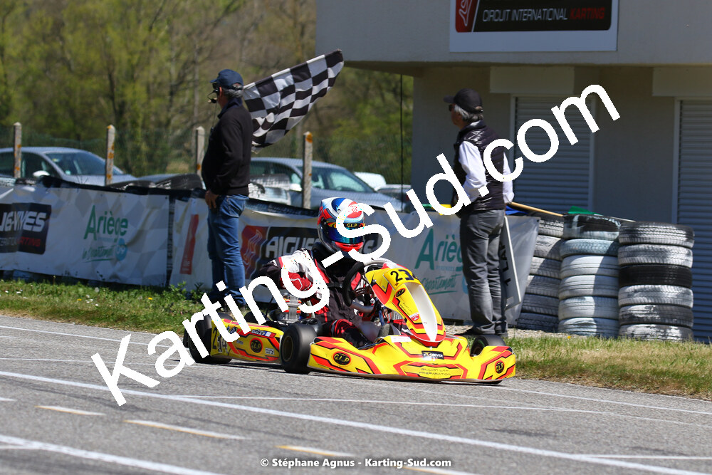 16 & 17/04/2022 : 3ème manche du Championnat du Sud 2022 au circuit d’Aigues-Vives (photos Stéphane Agnus) 2022 — karting