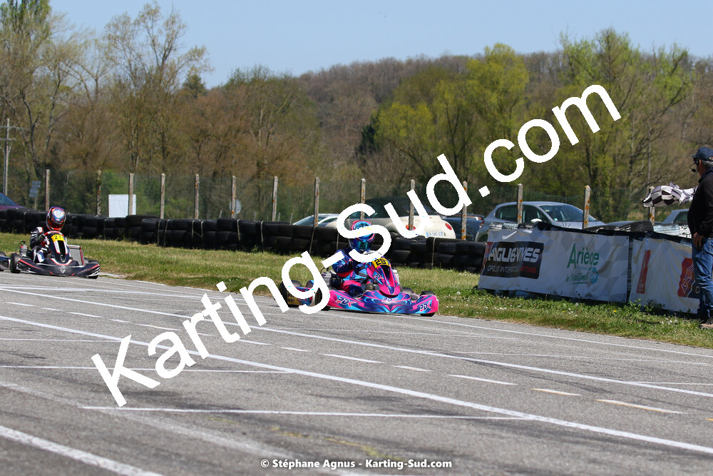 16 & 17/04/2022 : 3ème manche du Championnat du Sud 2022 au circuit d’Aigues-Vives (photos Stéphane Agnus) 2022 — karting