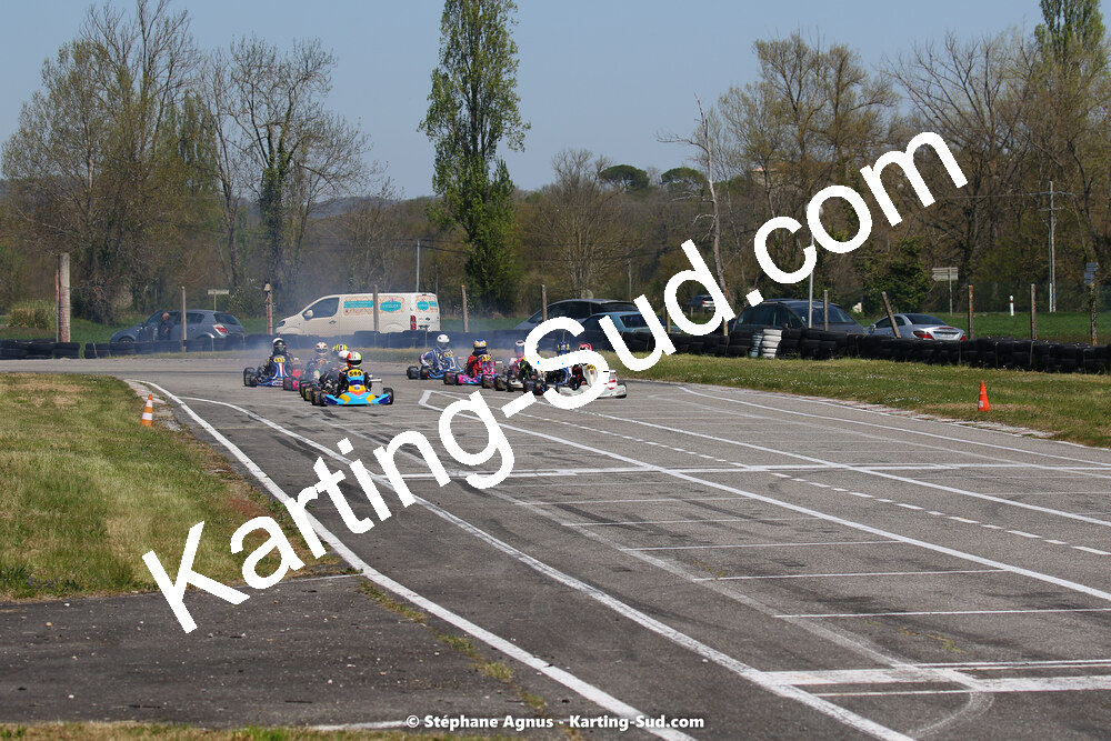 16 & 17/04/2022 : 3ème manche du Championnat du Sud 2022 au circuit d’Aigues-Vives (photos Stéphane Agnus) 2022 — karting