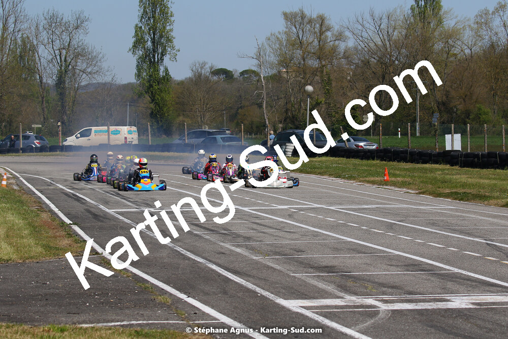 16 & 17/04/2022 : 3ème manche du Championnat du Sud 2022 au circuit d’Aigues-Vives (photos Stéphane Agnus) 2022 — karting