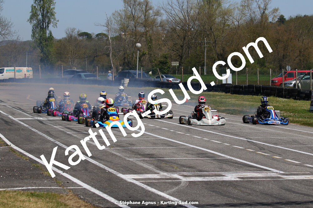 16 & 17/04/2022 : 3ème manche du Championnat du Sud 2022 au circuit d’Aigues-Vives (photos Stéphane Agnus) 2022 — karting