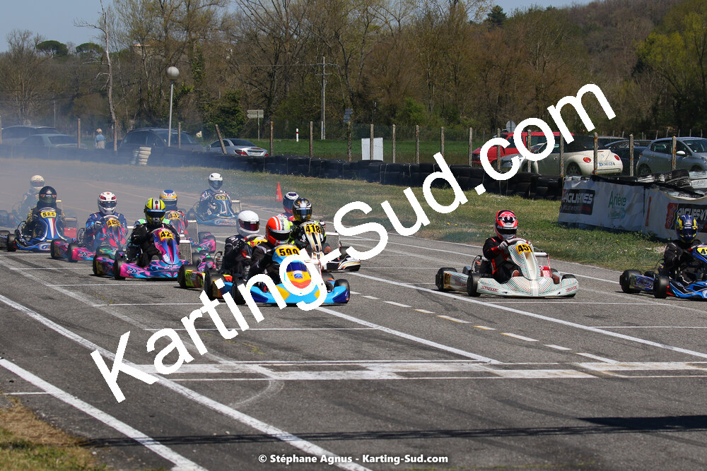 16 & 17/04/2022 : 3ème manche du Championnat du Sud 2022 au circuit d’Aigues-Vives (photos Stéphane Agnus) 2022 — karting